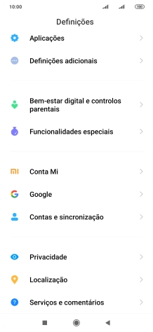 Prima Definições adicionais.