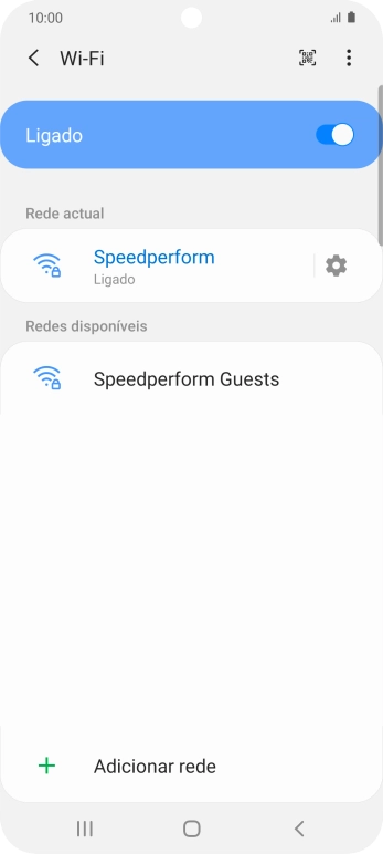 Prima a tecla de início para terminar e voltar ao ecrã inicial.