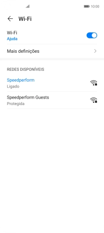 Para voltar ao ecrã inicial, deslize o dedo de baixo para cima a partir da base do ecrã.