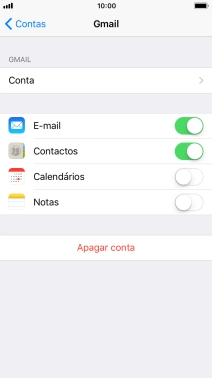 Prima a tecla de início para terminar e voltar ao ecrã inicial.