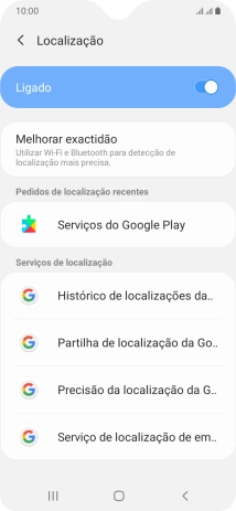 Prima Precisão da localização da G...