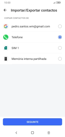 Prima SEGUINTE.