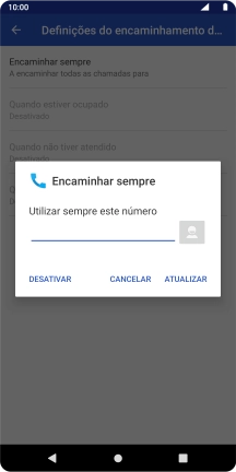 Prima DESATIVAR.