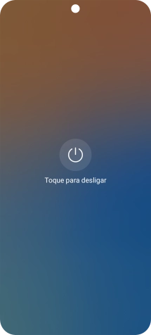Prima Toque para desligar.