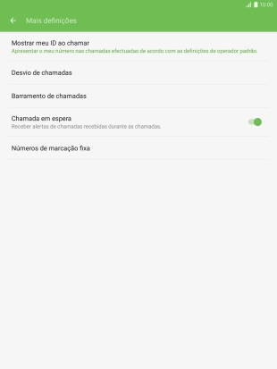 Prima a tecla de início para terminar e voltar ao ecrã inicial.