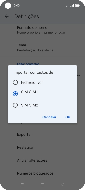 Prima OK.