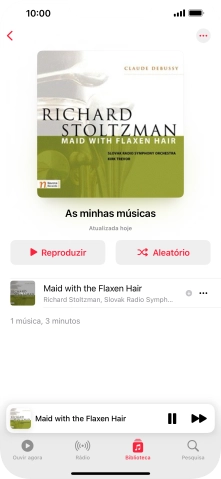 Prima o título da música.