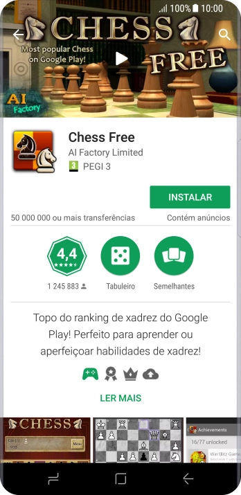 Prima a tecla de início para terminar e voltar ao ecrã inicial.