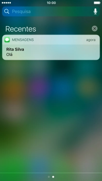 Prima a notificação pretendida e siga as indicações no ecrã para utilizar a função escolhida.