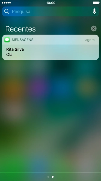 Prima a notificação pretendida e siga as indicações no ecrã para utilizar a função escolhida.