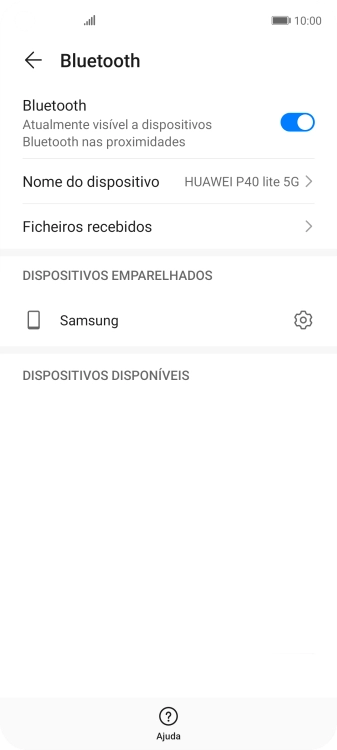 Para voltar ao ecrã inicial, deslize o dedo de baixo para cima a partir da base do ecrã.