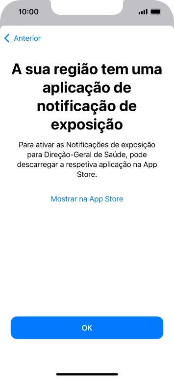 Prima Mostrar na App Store e siga as indicações no ecrã para descarregar e instalar a app.