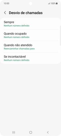 Prima a tecla de início para terminar e voltar ao ecrã inicial.