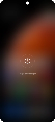 Prima Toque para desligar.