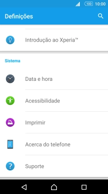 Prima Data e hora.