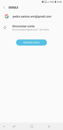 Prima Sincronizar conta.