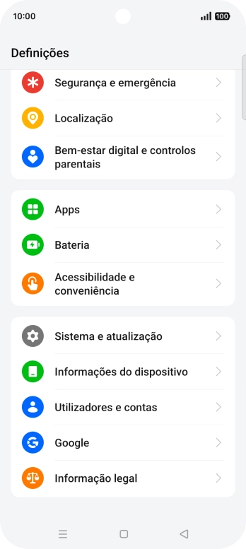 Prima Sistema e atualização.
