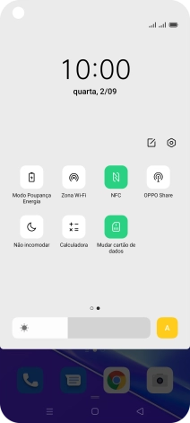 Prima Modo Poupança Energia para ativar a função.