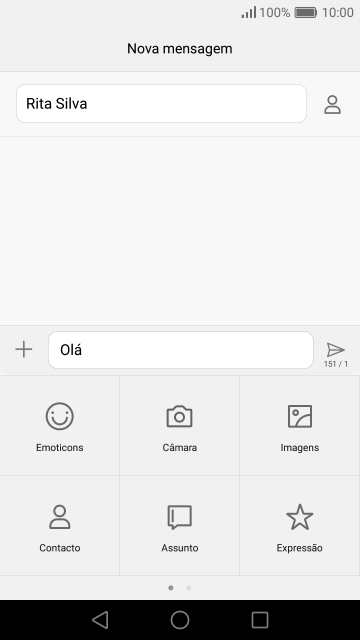 Prima Imagens e vá até à pasta pretendida.