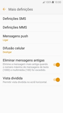 Prima Definições SMS.