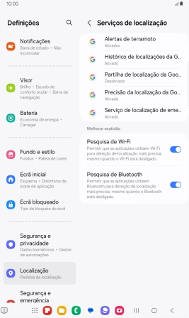 Prima Precisão da localização da Go...