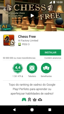 Prima a tecla de início para terminar e voltar ao ecrã inicial.