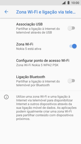 Prima a tecla de início para terminar e voltar ao ecrã inicial.