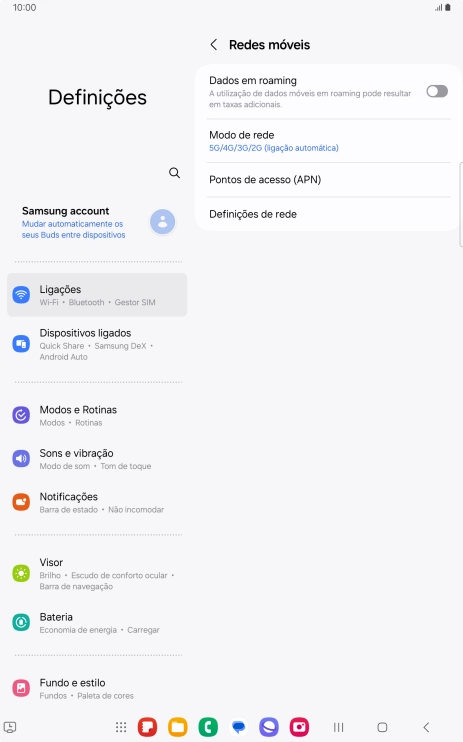 Prima Pontos de acesso (APN).