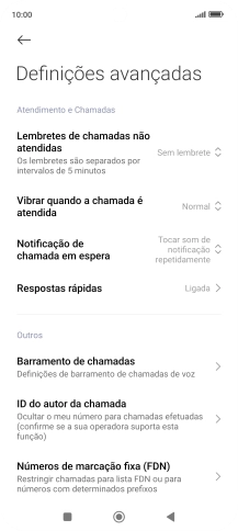 Prima ID do autor da chamada.