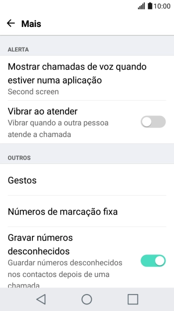 Prima Números de marcação fixa.
