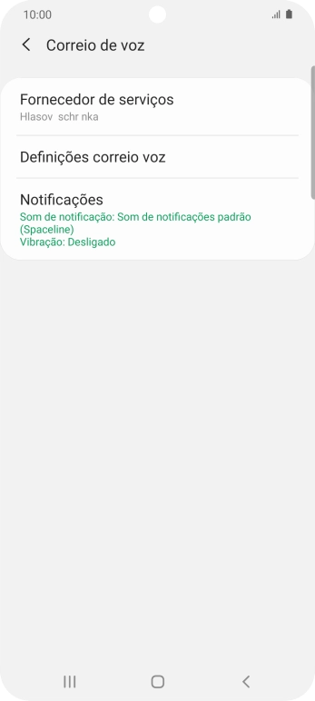 Prima Definições correio voz.