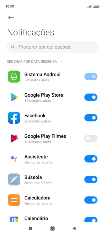 Prima a app pretendida.
