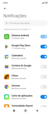 Prima a app pretendida.