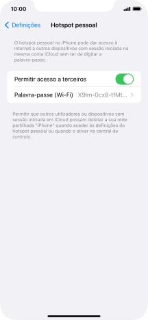 Para voltar ao ecrã inicial, deslize o dedo de baixo para cima a partir da base do ecrã.