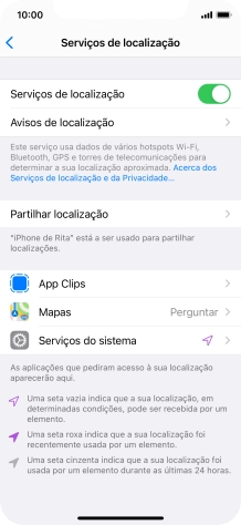 Prima a app pretendida.
