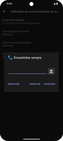 Prima DESATIVAR.