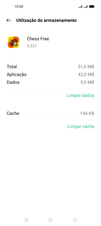Prima Limpar cache.