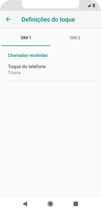 Prima Toque do telefone.