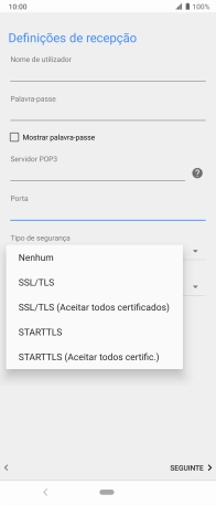 Prima Nenhum para desativar a função.
