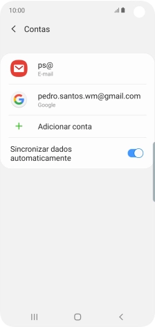 Prima a tecla de início para voltar ao ecrã inicial.