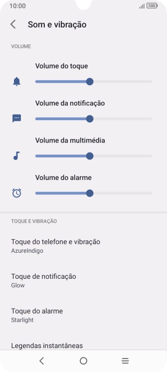 Prima a tecla de início para terminar e voltar ao ecrã inicial.