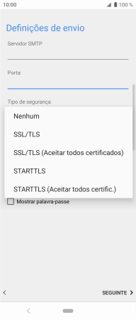 Prima Nenhum para desativar a função.