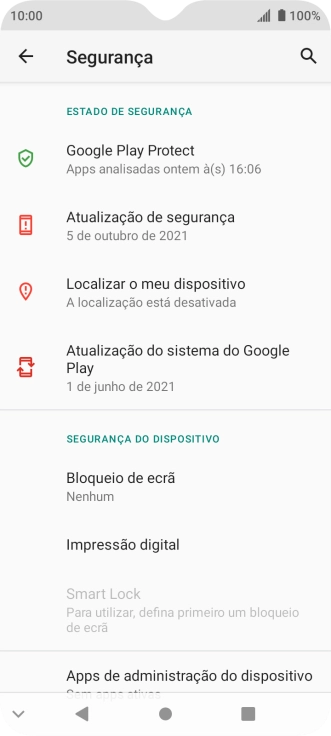 Prima a tecla de início para terminar e voltar ao ecrã inicial.