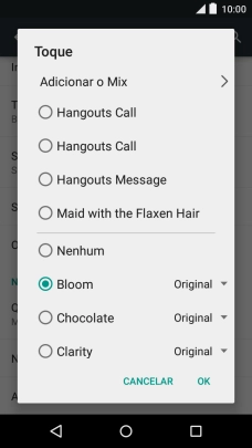 Prima Adicionar o Mix.