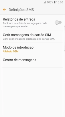 Prima Centro de mensagens.