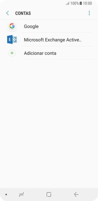 Se o ecrã mostrar esta imagem, a sua conta foi identificada e configurada automaticamente. Siga as indicações no ecrã para introduzir informações adicionais e concluir a configuração.