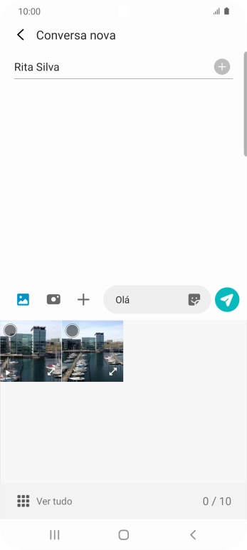 Prima Ver tudo e vá até à pasta pretendida.