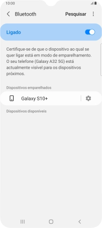 Prima a tecla de início para terminar e voltar ao ecrã inicial.