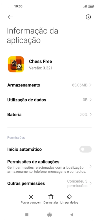 Prima Limpar dados.