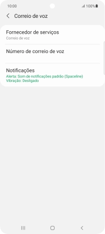 Prima Número de correio de voz.